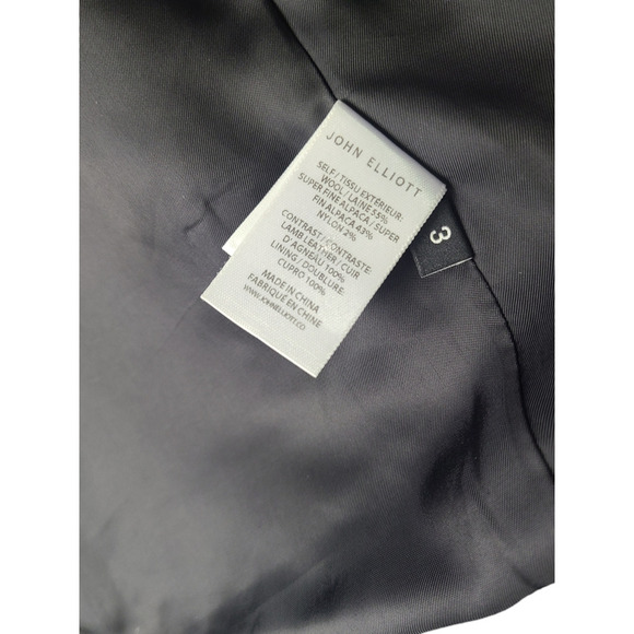 John Elliot Ivy Gray Alpaca Wool Blend Jacket Size 3/ US Large - Picture 8 of 12